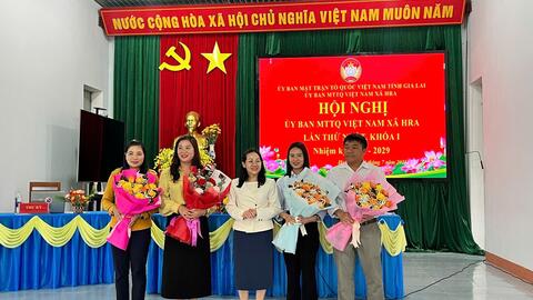 Xã Hra tổ chức Hội nghị Ủy ban MTTQ Việt Nam xã lần thứ nhất, nhiệm kỳ 2024–2029